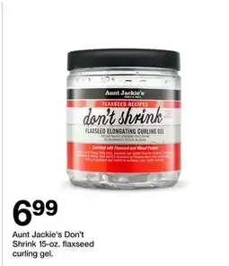 Target Aunt Jackie's Don't Shrink 15-oz. flaxseed curling gel offer