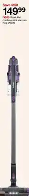 Target Shark Pet cordless stick vacuum offer