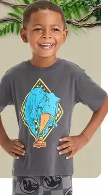 Target Toddler boys' 2-pc. Jurassic Park dinosaur t-shirt & shorts set offer