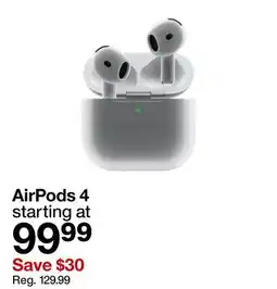 Target AirPods 4 offer