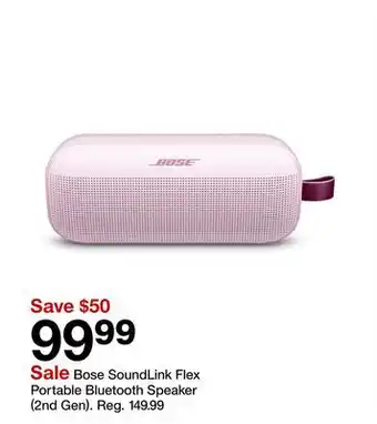 Target Bose SoundLink Flex Portable Bluetooth Speaker (2nd Gen) offer