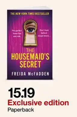 Target Exclusive edition Paperback offer