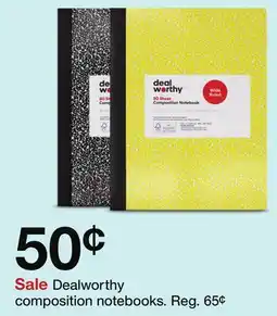 Target Dealworthy composition notebooks offer