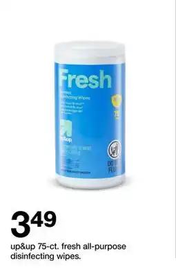 Target up & up 75 - ct. fresh all-purpose disinfecting wipes offer