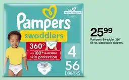 Target Pampers Swaddler 360° 56-ct. disposable diapers offer