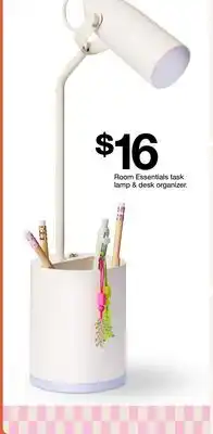 Target Room Essentials task lamp & desk organizer offer