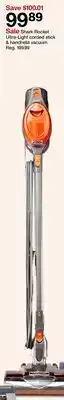 Target Shark Rocket Ultra-Light corded stick & handheld vacuum offer