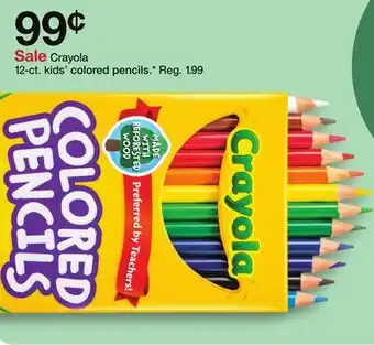 Target Crayola 12-ct. kids' colored pencils offer