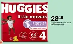 Target Huggies Little Movers 66-ct. disposable diapers offer