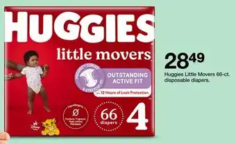 Target Huggies Little Movers 66-ct. disposable diapers offer