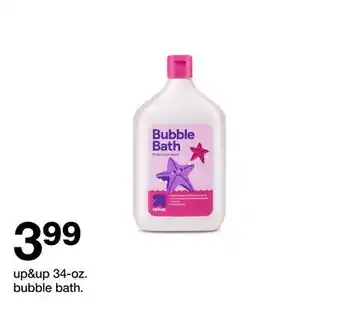 Target up & up 34 - oz. bubble bath offer