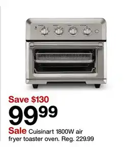 Target Cuisinart 1800W air fryer toaster oven offer