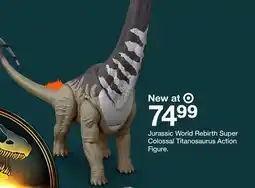 Target Jurassic World Rebirth Super Colossal Titanosaurus Action Figure offer