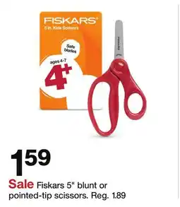 Target Fiskars 5 blunt or pointed-tip scissors offer