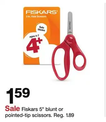 Target Fiskars 5 blunt or pointed-tip scissors offer