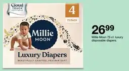 Target Millie Moon 72-ct. luxury disposable diapers offer