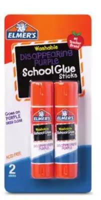 Target Elmer's 2-ct. purple glue sticks offer