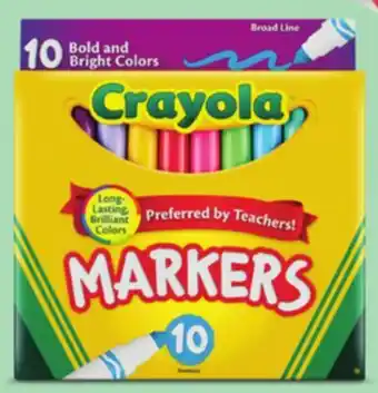 Target Crayola broadline markers offer