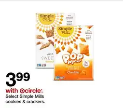 Target Select Simple Mills cookies & crackers offer