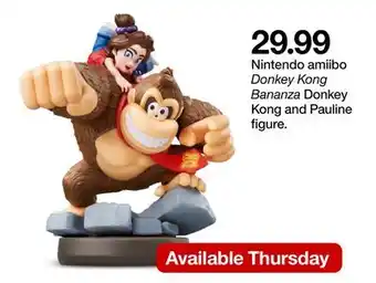 Target Nintendo amiibo Donkey Kong Bananza Donkey Kong and Pauline figure offer