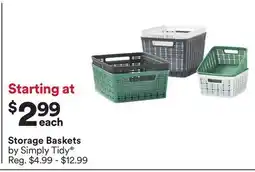 Michaels Storage Baskets by Simply Tidy offer