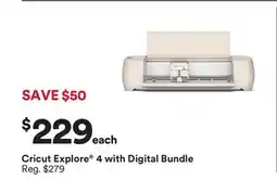 Michaels Cricut Explore 4 with Digital Bundle offer