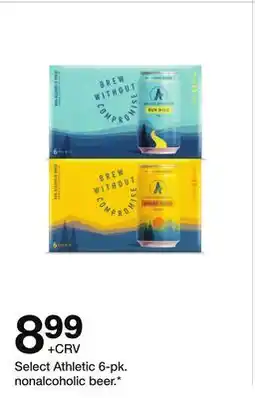 Target Select Athletic 6-pk. nonalcoholic beer offer