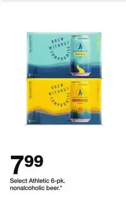 Target Select Athletic 6-pk. nonalcoholic beer offer