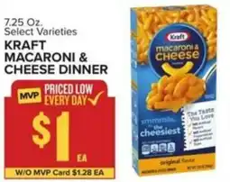 Food Lion Kraft macaroni & cheese dinner offer