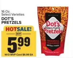 Food Lion Dot's pretzels offer