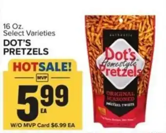 Food Lion Dot's pretzels offer