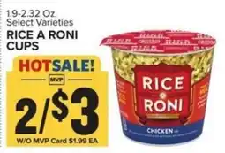 Food Lion Rice a roni cups offer