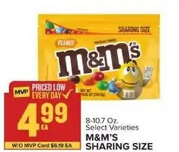 Food Lion m&m's sharing size offer