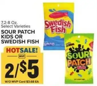 Food Lion Sour patch kids or swedish fish offer