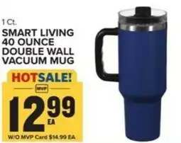 Food Lion Smart living 40 ounce double wall vacuum mug offer