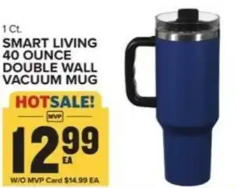 Food Lion Smart living 40 ounce double wall vacuum mug offer