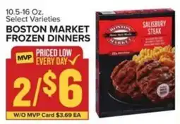 Food Lion Boston market frozen dinners offer