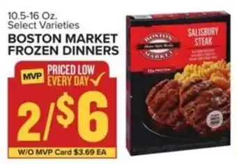 Food Lion Boston market frozen dinners offer