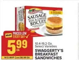 Food Lion Swaggerty's breakfast sandwiches offer