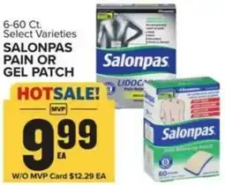 Food Lion Salonpas pain or gel patch offer