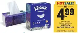 Food Lion Kleenex facial tissues offer
