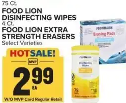 Food Lion Food lion disinfecting wipes, food lion extra strength erasers offer