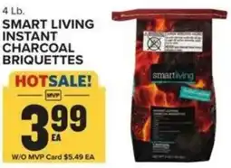 Food Lion Smart living instant charcoal briquettes offer