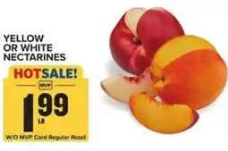 Food Lion Yellow or white nectarines offer