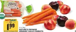 Food Lion Nature's promise organic cello carrots offer