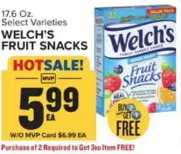 Food Lion Welch's Fruit Snacks offer