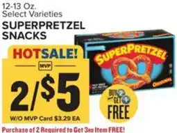 Food Lion Superpretzel snacks offer