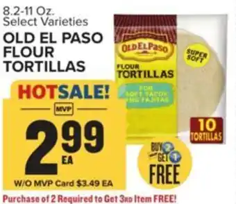 Food Lion Old el paso flour tortillas offer