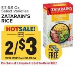 Food Lion Zatarain's rice offer