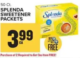 Food Lion splenda sweetener packets offer